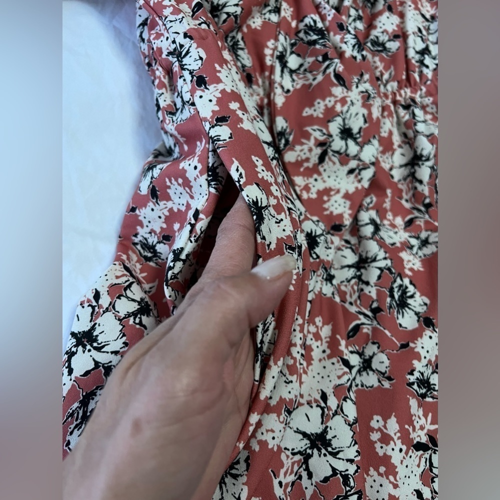 Hutch Anthropologie | Floral Wide Leg Cropped Morgan Jumpsuit Size L - Picture 2 of 10